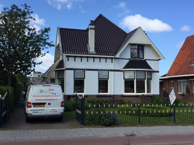 Woning in Appingedam geschilderd Schildersbedrijf Dreijer Beerta