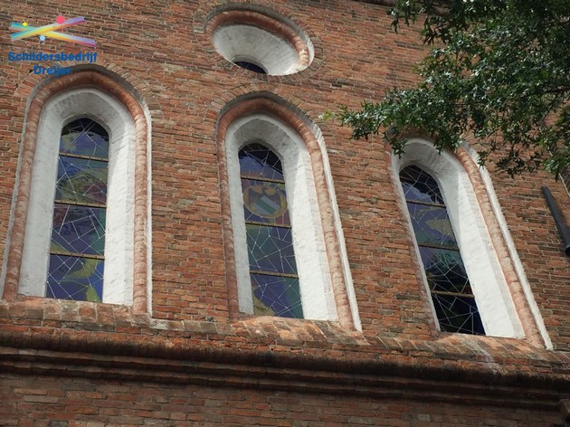 Werkzaamheden aan de Martinikerk in Groningen - Schildersbedrijf Dreijer Beerta