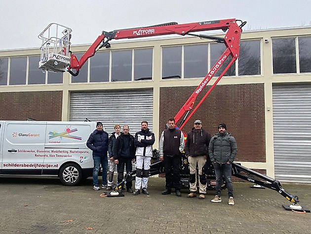 Aanschaf spinhoogwerker en hoogwerkerdiploma voor alle medewerkers! Schildersbedrijf Dreijer Beerta