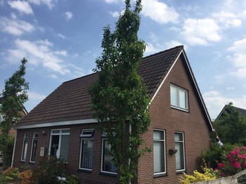 Woning in Wagenborgen buitenom geschilderd Schildersbedrijf Dreijer Beerta