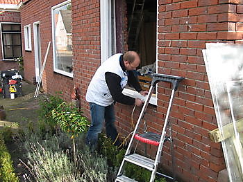 Glaszetter Beerta, Winschoten, Oldambt Schildersbedrijf Dreijer Beerta