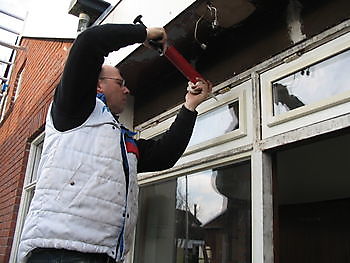 Glaszetter Beerta, Winschoten, Oldambt Schildersbedrijf Dreijer Beerta