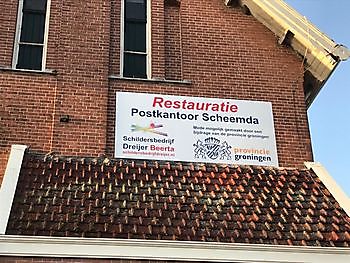 Renovatie voormalig postkantoor Scheemda Schildersbedrijf Dreijer Beerta