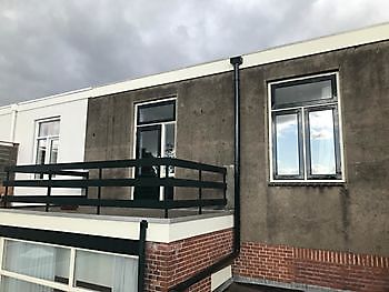 Serredeuren en achterentree herenwoning hersteld en geschilderd Schildersbedrijf Dreijer Beerta